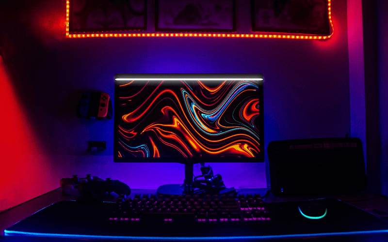 Image of a monitor light bar