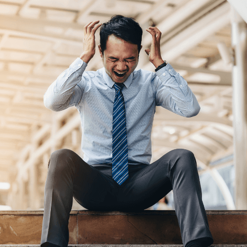 Small image of a person in distraught
