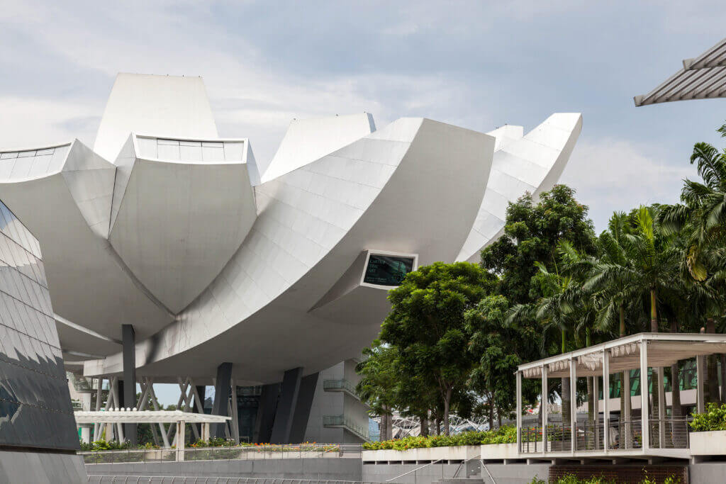 an image of the ArtScience Museum