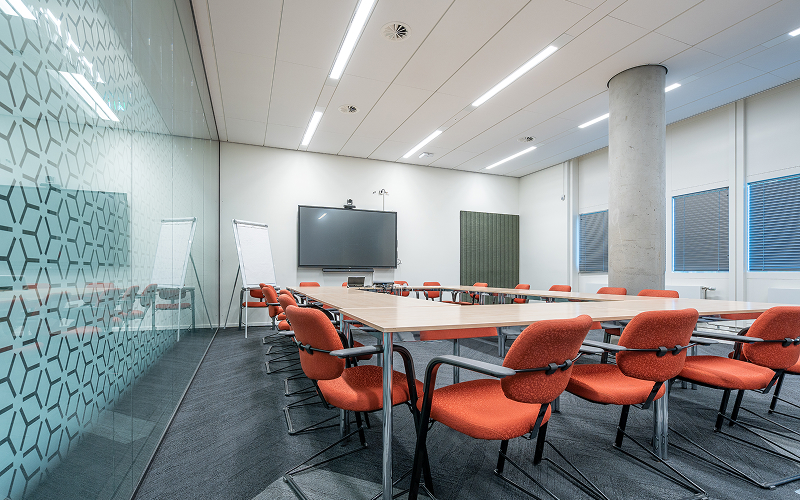 A conference room