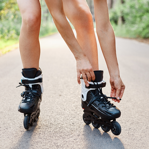Small image of a person rollerblading